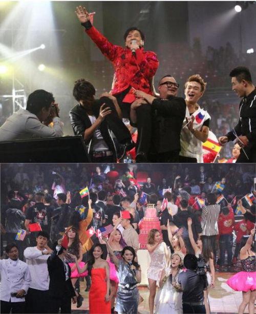 直击明星生日趴奢靡场面:大小S制服秀色诱老公